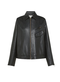 Perfecto en cuir - Nero