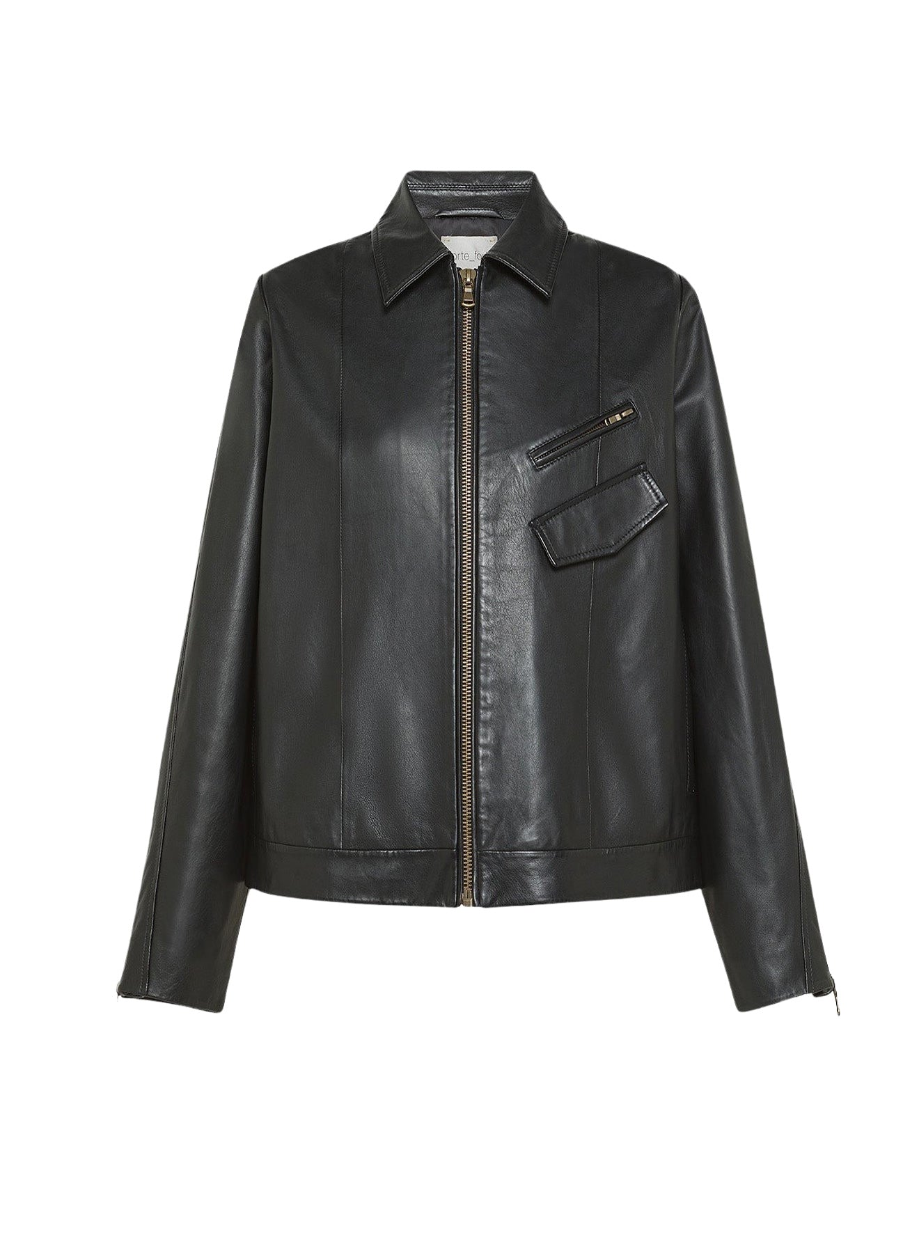Perfecto en cuir - Nero