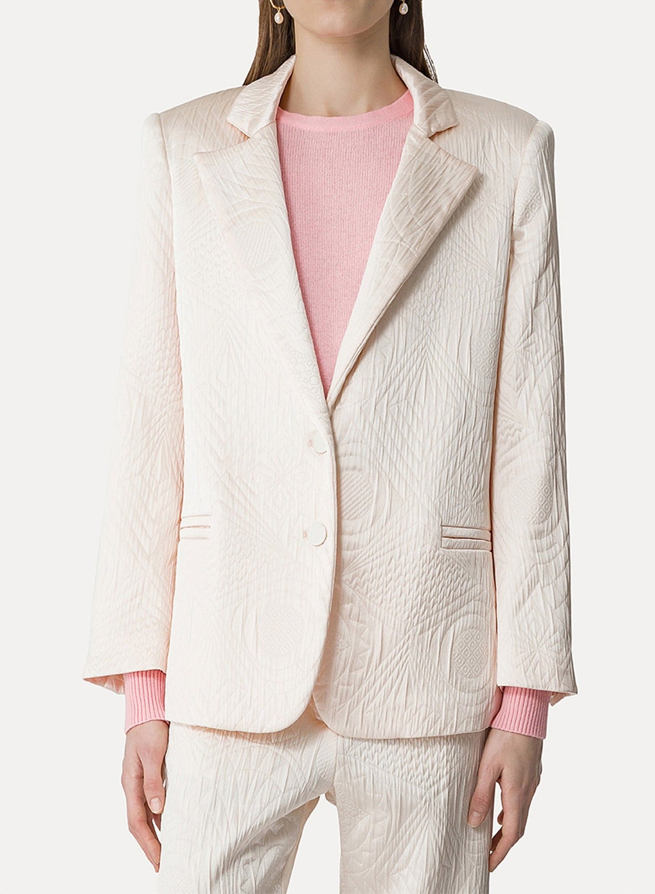 Veste Matelass' Couture - Ivory