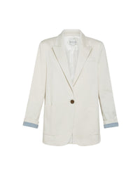 Blazer coupe droite - Ivory