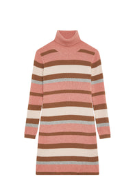 Wool turtleneck dress - Rosa Bubble & Quarzo Rosa