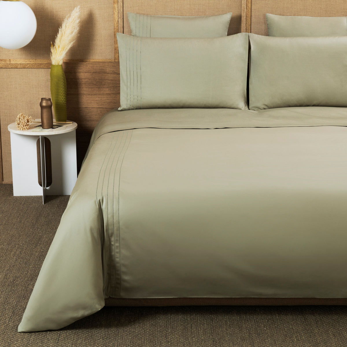 LUSH AJOUR / DOUBLE HOUSSE DE COUETTE SET AVEC 2 TAIE D'OREILLER 51X71  AVEC UN DRAP PLAT