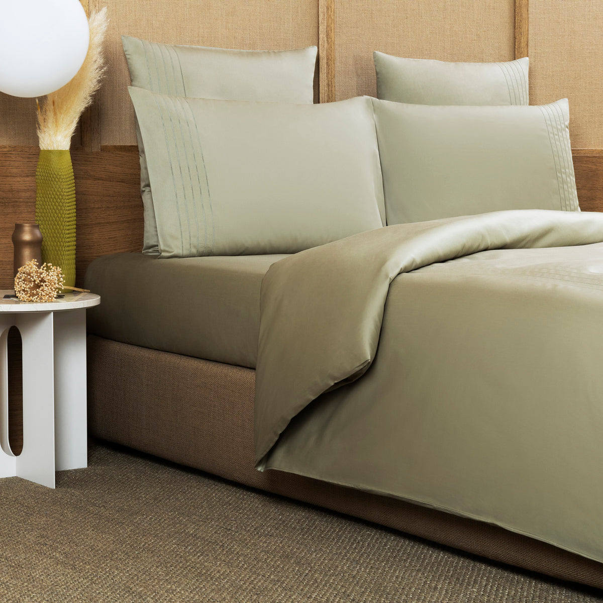 LUSH AJOUR / DOUBLE HOUSSE DE COUETTE SET AVEC 2 TAIE D'OREILLER 51X71  AVEC UN DRAP PLAT