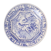 Set de 4 Assiettes plates extra Oiseau - Bleu