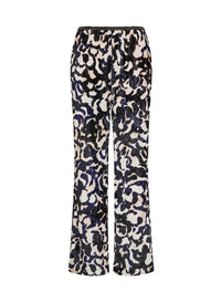 Pantalon évasé en velours à imprimé Alchemy - Ink