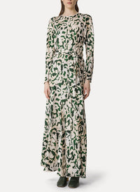 Robe à manches longues à imprimé Alchemy - Malachite
