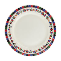 Set of 4 Chance Folle Dinner Plates extra - Red