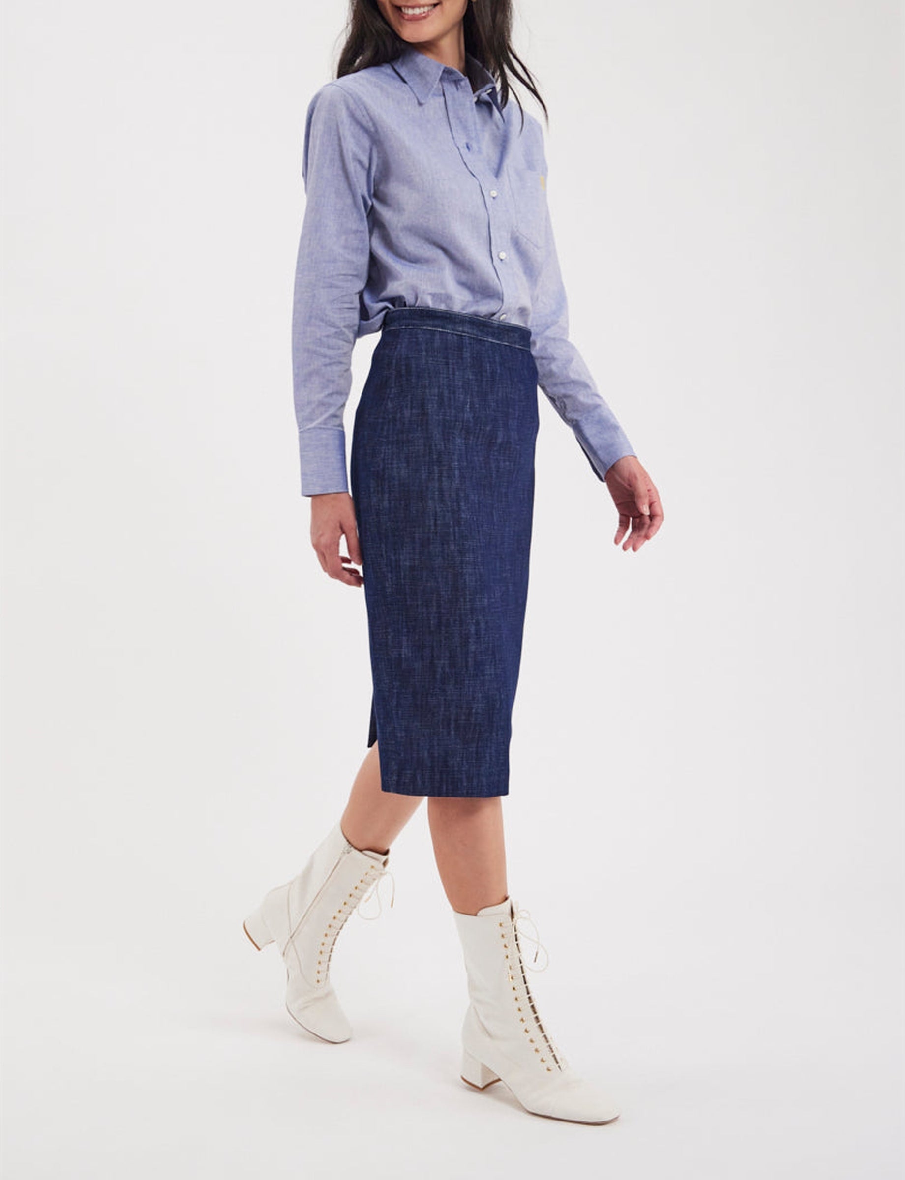 7qty RELIQUAT 90€ 0%  / Jupe crayon Gabriela - Blue