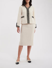 37qty RELIQUAT 90€ 4,3%  / Jupe crayon Gabriela - Ecru