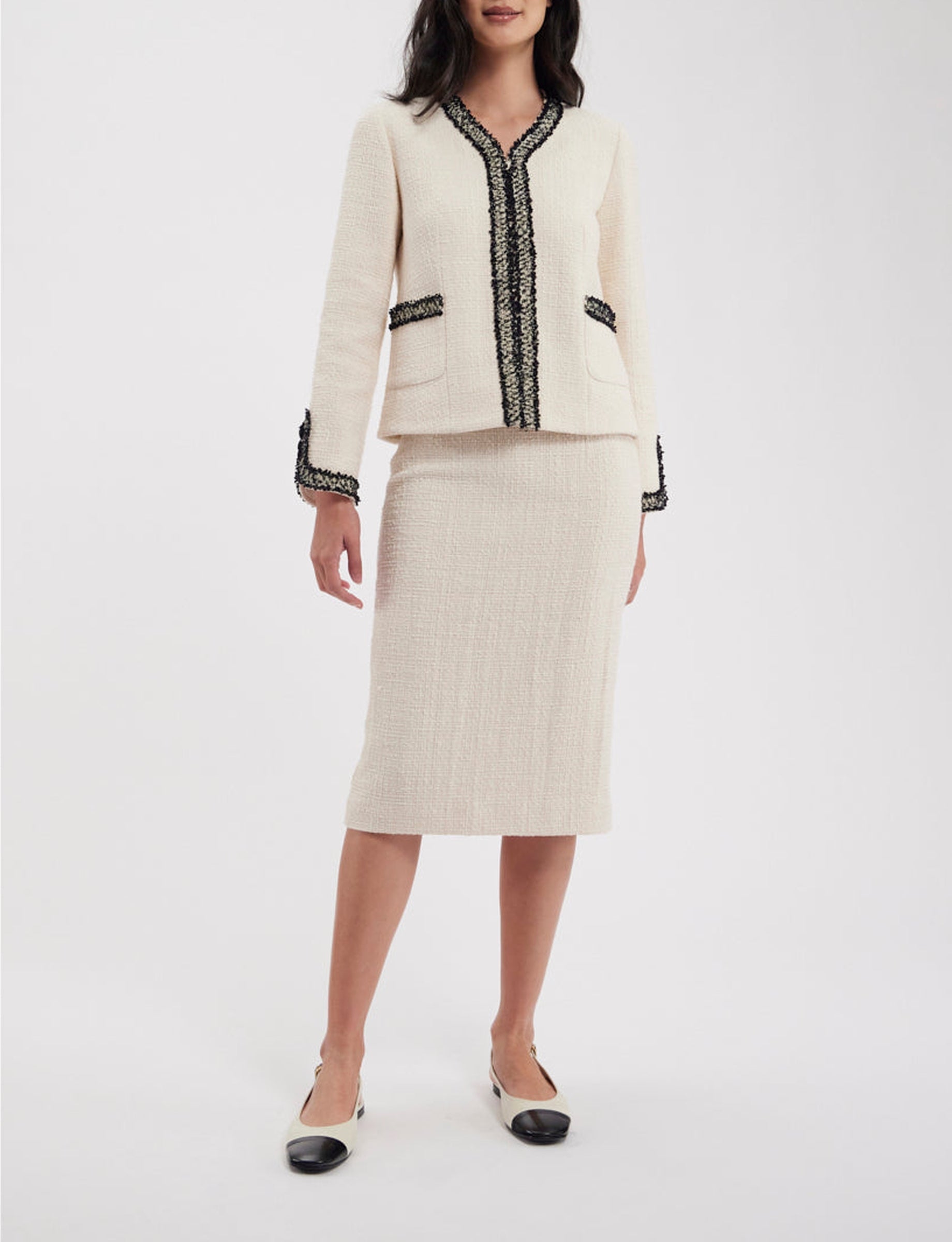 37qty RELIQUAT 90€ 4,3%  / Jupe crayon Gabriela - Ecru