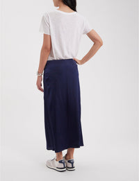 9qty RELIQUAT 90€ 0%  / Jupe portefeuille Aurelie - Blue Navy