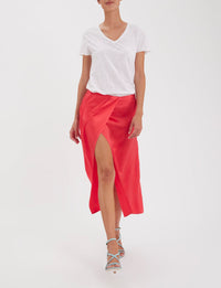 4qty RELIQUAT 90€ 0%  / Jupe portefeuille Aurelie - Pink