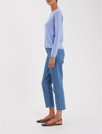 1qty RELIQUAT 75€ 25%  / Pull droit Angelina en laine - Blue Light