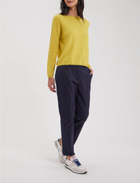 2qty RELIQUAT 75€ 50%  / Pull droit Angelina en laine - Yellow
