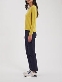 2qty RELIQUAT 75€ 50%  / Pull droit Angelina en laine - Yellow