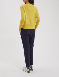 2qty RELIQUAT 75€ 50%  / Pull droit Angelina en laine - Yellow