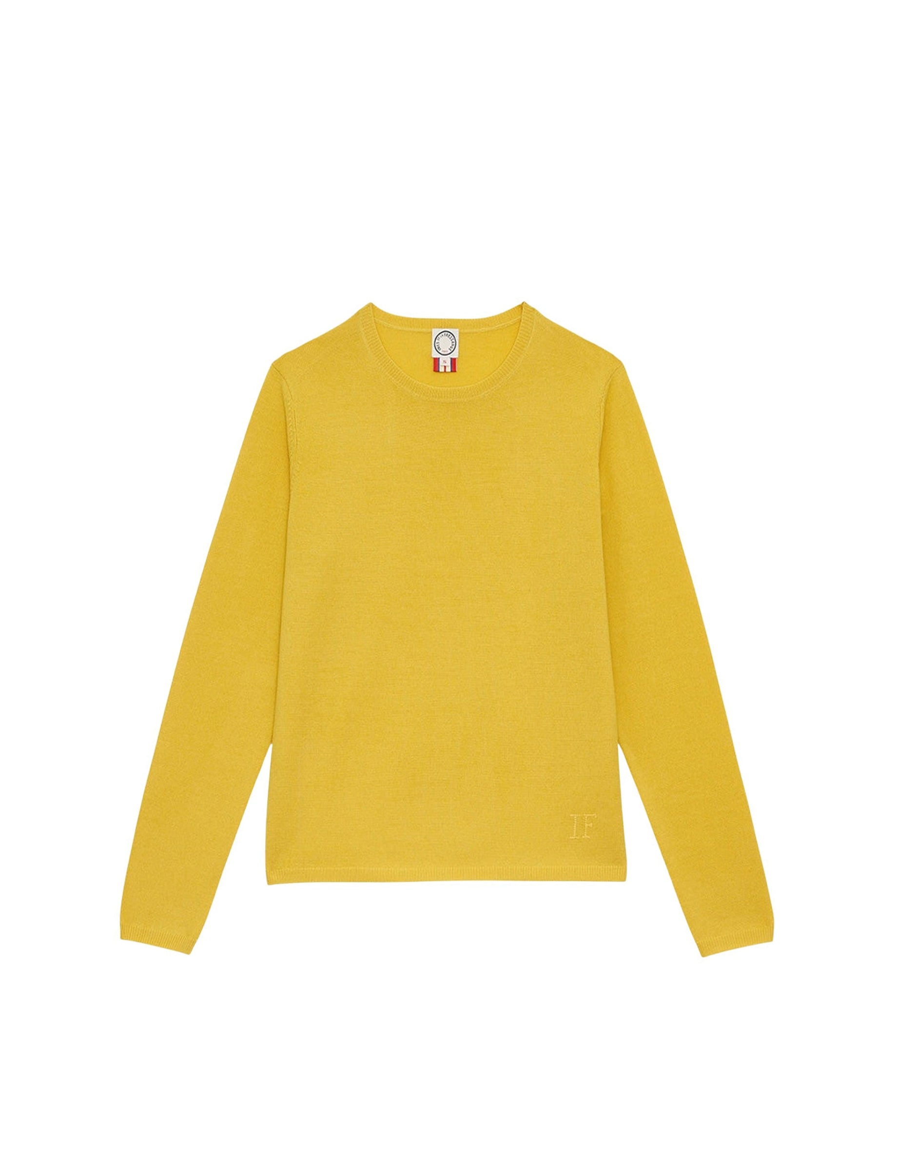 2qty RELIQUAT 75€ 50%  / Pull droit Angelina en laine - Yellow
