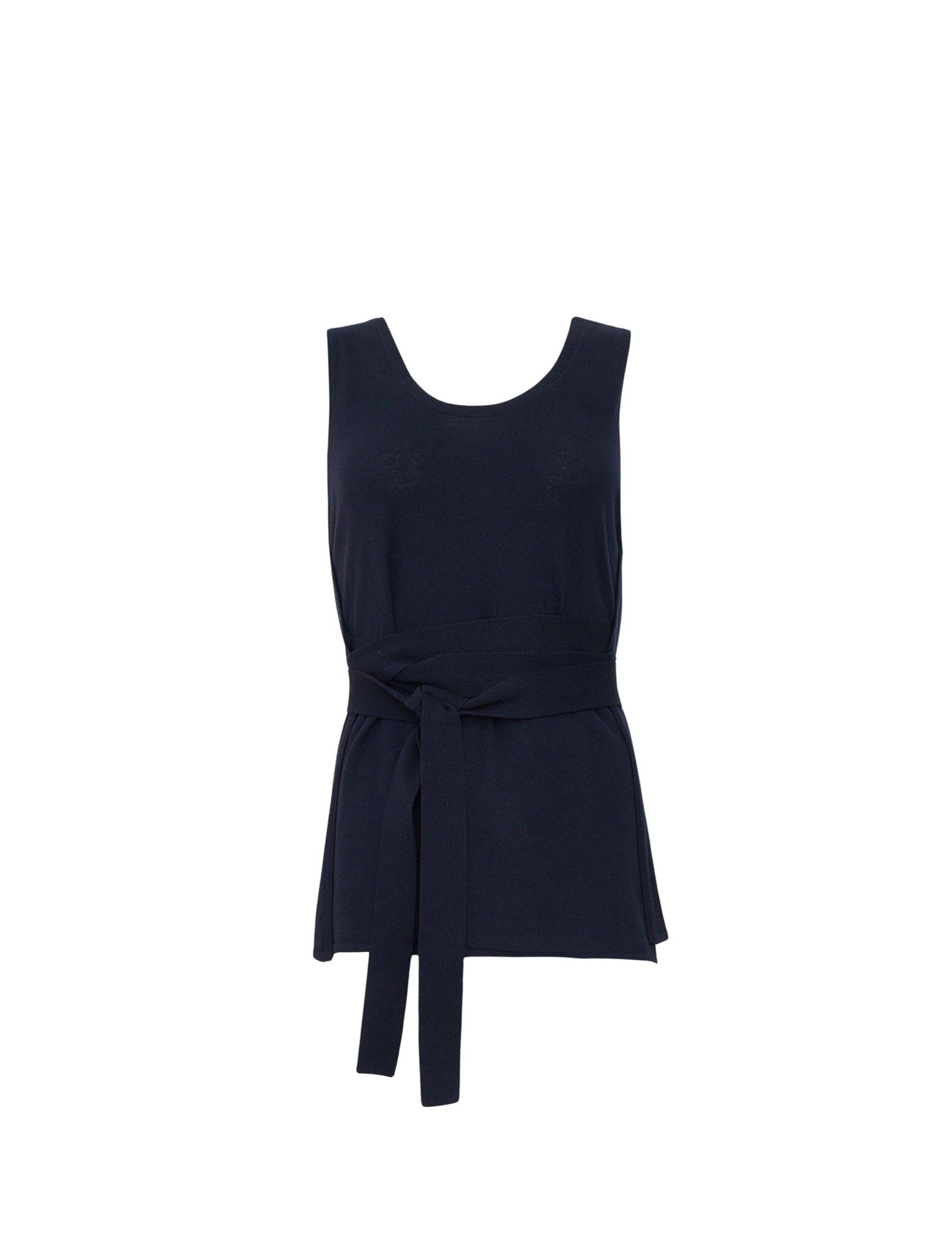 26qty RELIQUAT 65€ 9,4%  / Débardeur noué Albane - Blue Navy