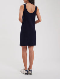 1qty RELIQUAT 50€ 100%  / Robe droite Martha - Blue Navy