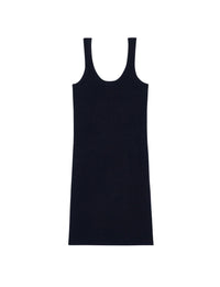 1qty RELIQUAT 50€ 100%  / Robe droite Martha - Blue Navy