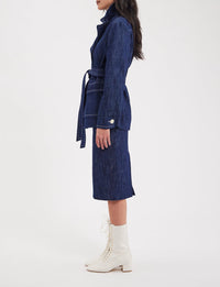 15qty RELIQUAT 140€ 30,8%  / Manteau Romaric - Blue