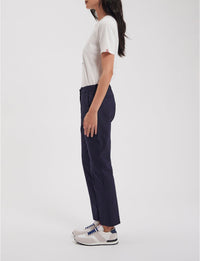 6qty RELIQUAT 75€ 25%  / Pantalon droit Audrey - Blue Navy