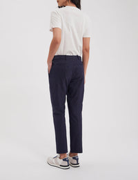 6qty RELIQUAT 75€ 25%  / Pantalon droit Audrey - Blue Navy