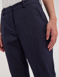 6qty RELIQUAT 75€ 25%  / Pantalon droit Audrey - Blue Navy