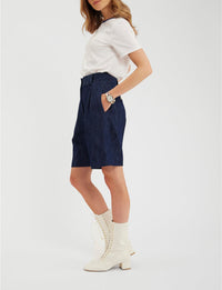 2qty RELIQUAT 75€ 50%  / Short taille haute Odette - Blue