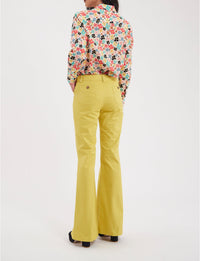 9qty RELIQUAT 90€ 0%  / Pantalon flare Charlotte - Yellow