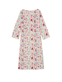1qty RELIQUAT 130€ 50%  / Robe droite Megan - Ecru Multicolor