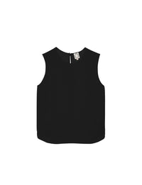 4qty RELIQUAT 65€ 10%  / Débardeur Albert en soie - Black