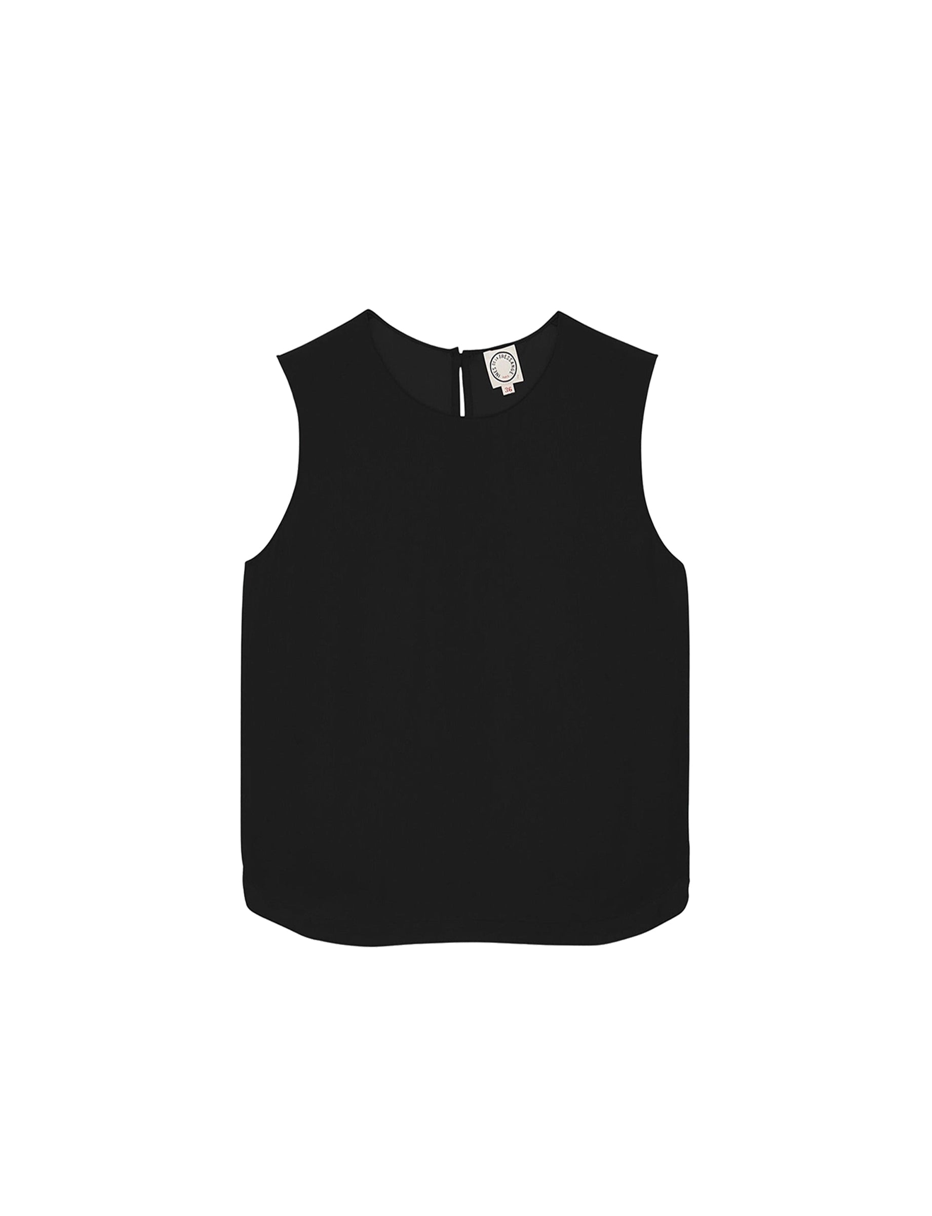 4qty RELIQUAT 65€ 10%  / Débardeur Albert en soie - Black