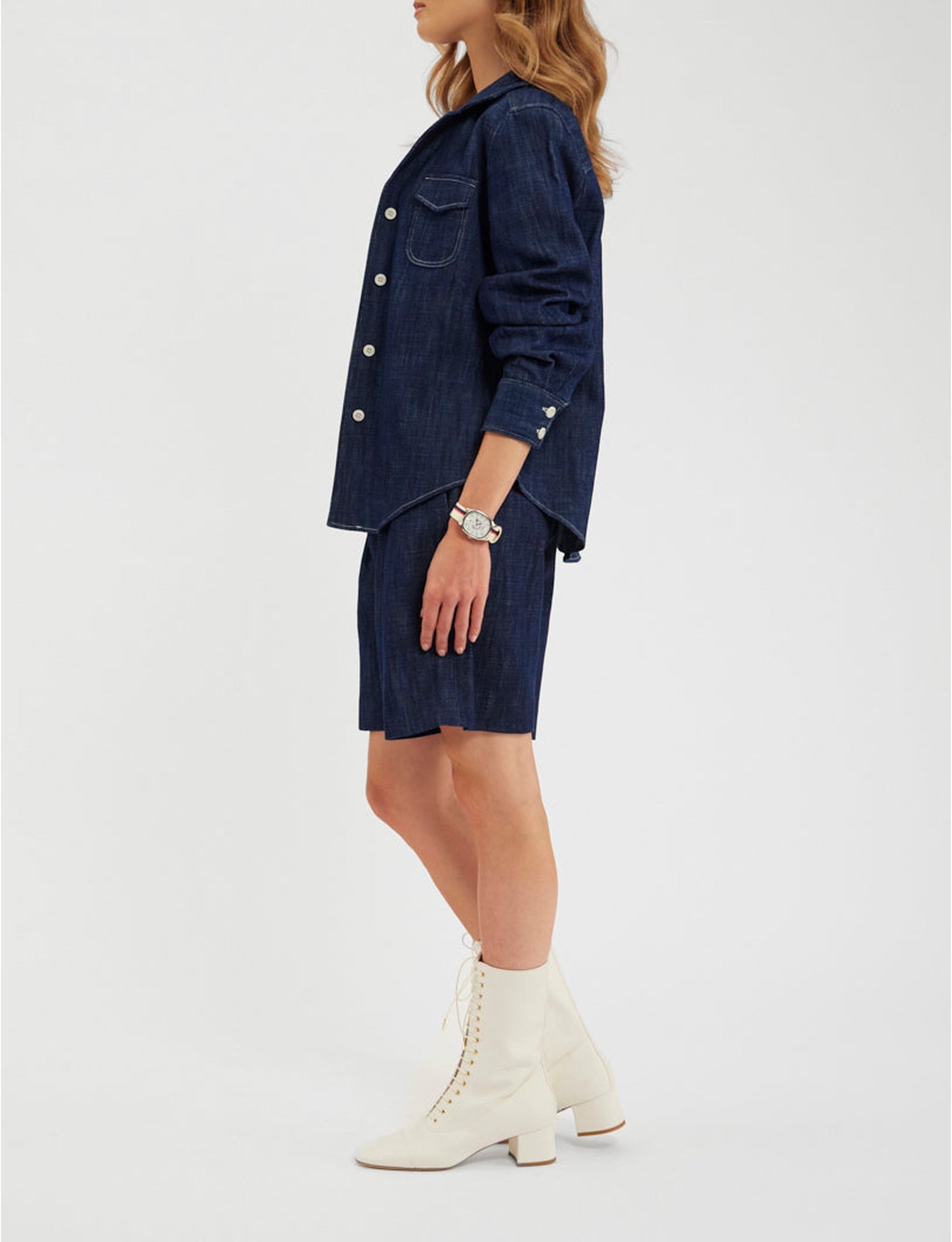 22qty RELIQUAT 80€ 5,6%  / Chemise droite Evana - Blue