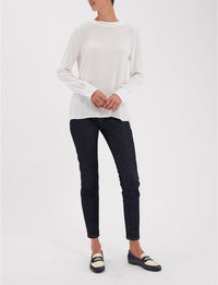 2qty RELIQUAT 65€ 25%  / Blouse nouée Philippine - Ecru