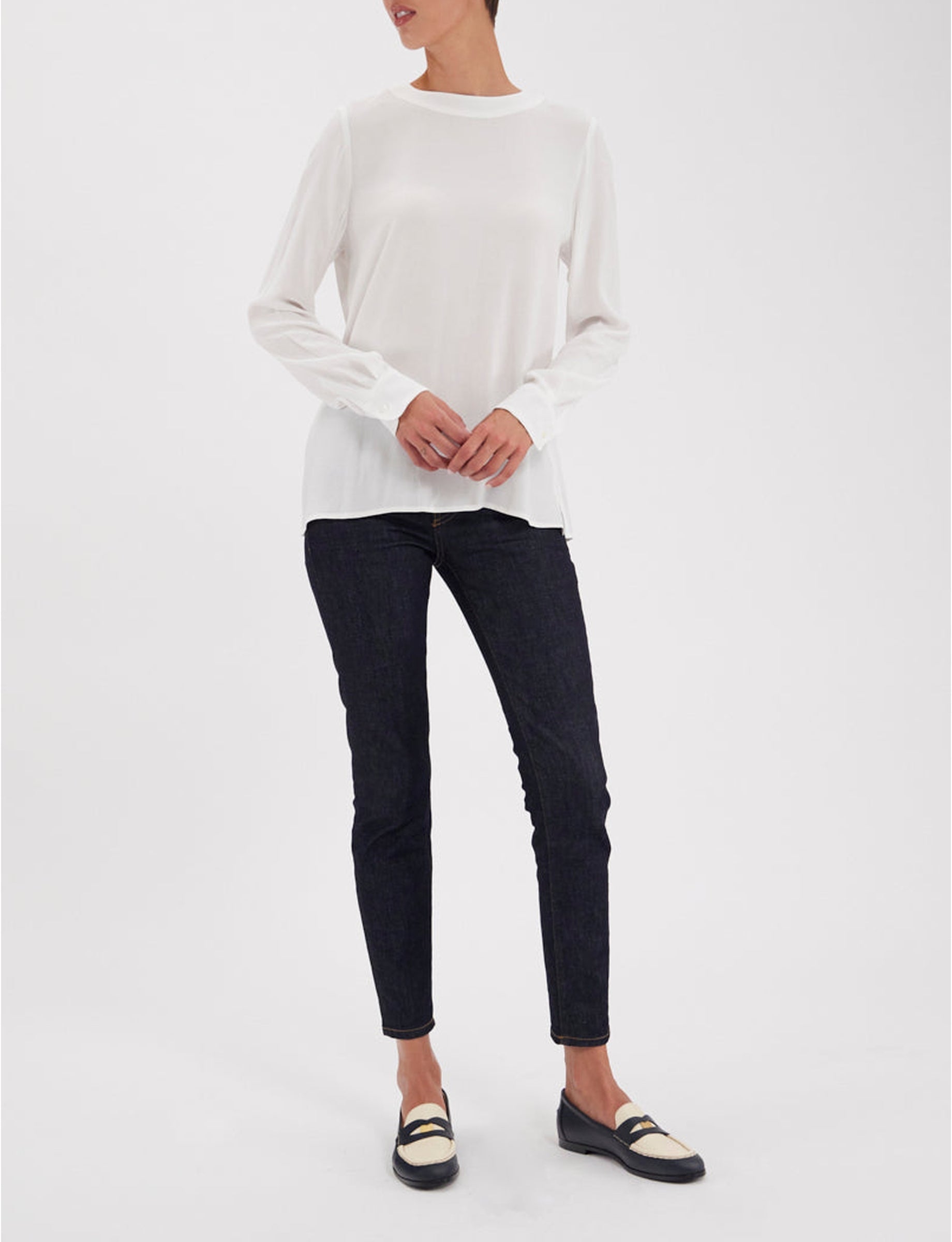 2qty RELIQUAT 65€ 25%  / Blouse nouée Philippine - Ecru