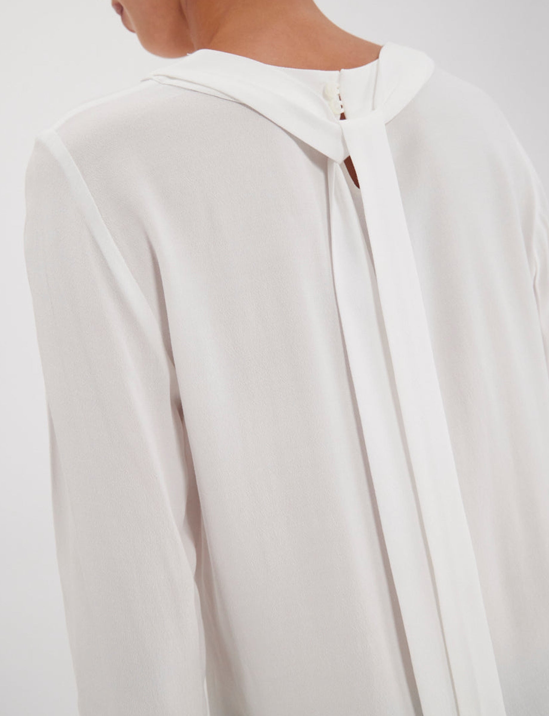 2qty RELIQUAT 65€ 25%  / Blouse nouée Philippine - Ecru
