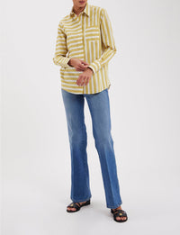 8qty RELIQUAT 65€ 0%  / Chemise droite Maureen - White Yellow
