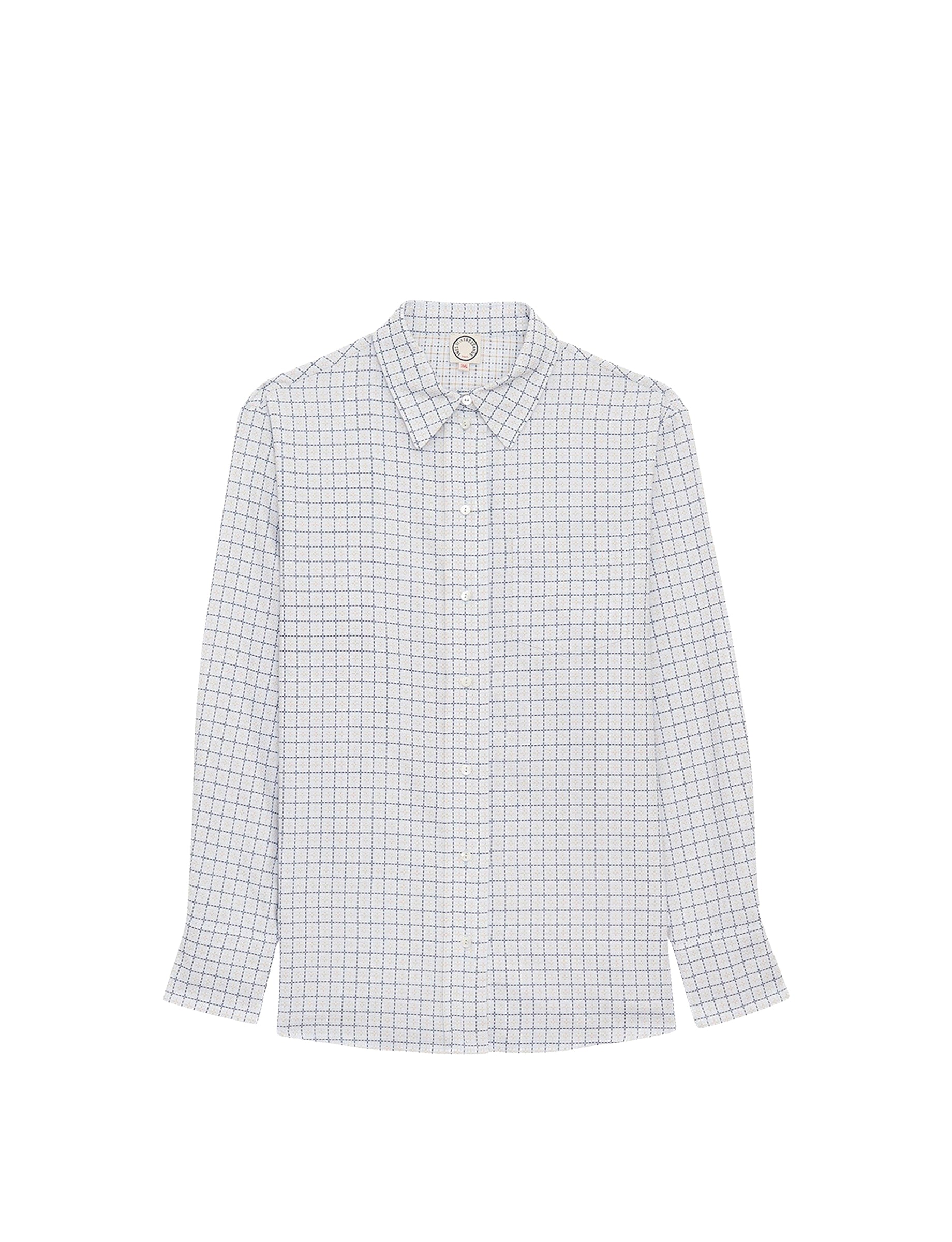 7qty RELIQUAT 80€ 0%  / Chemise droite Maureen - Ecru Multicolor