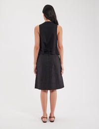 10qty RELIQUAT 90€ 11,8%  / Veston Robinson en lin - Black