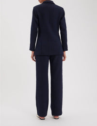 42qty RELIQUAT 150€ 23,9%  / Blazer croisé Bart - Blue Navy