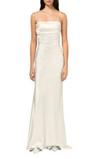 Silk maxi dress - White