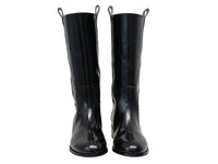 1qty NEW  / Bottines Lana en cuir -  Nero