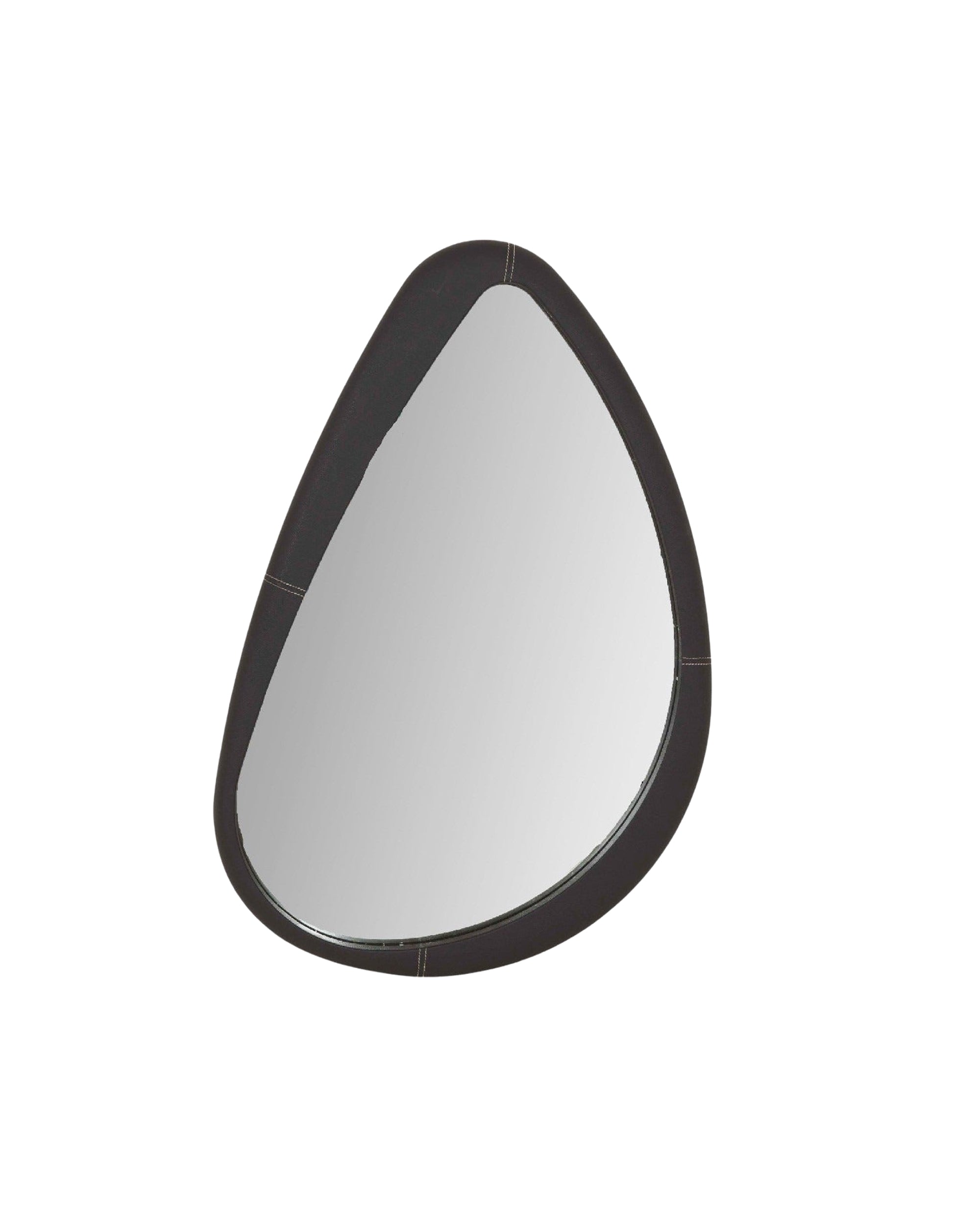 Miroir Austin en cuir - Grey