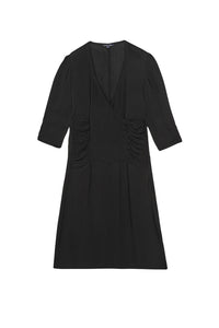 NOIR ROBE CHAINE & TRAME ESTHER