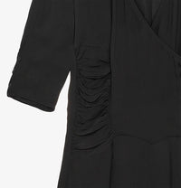 NOIR ROBE CHAINE & TRAME ESTHER