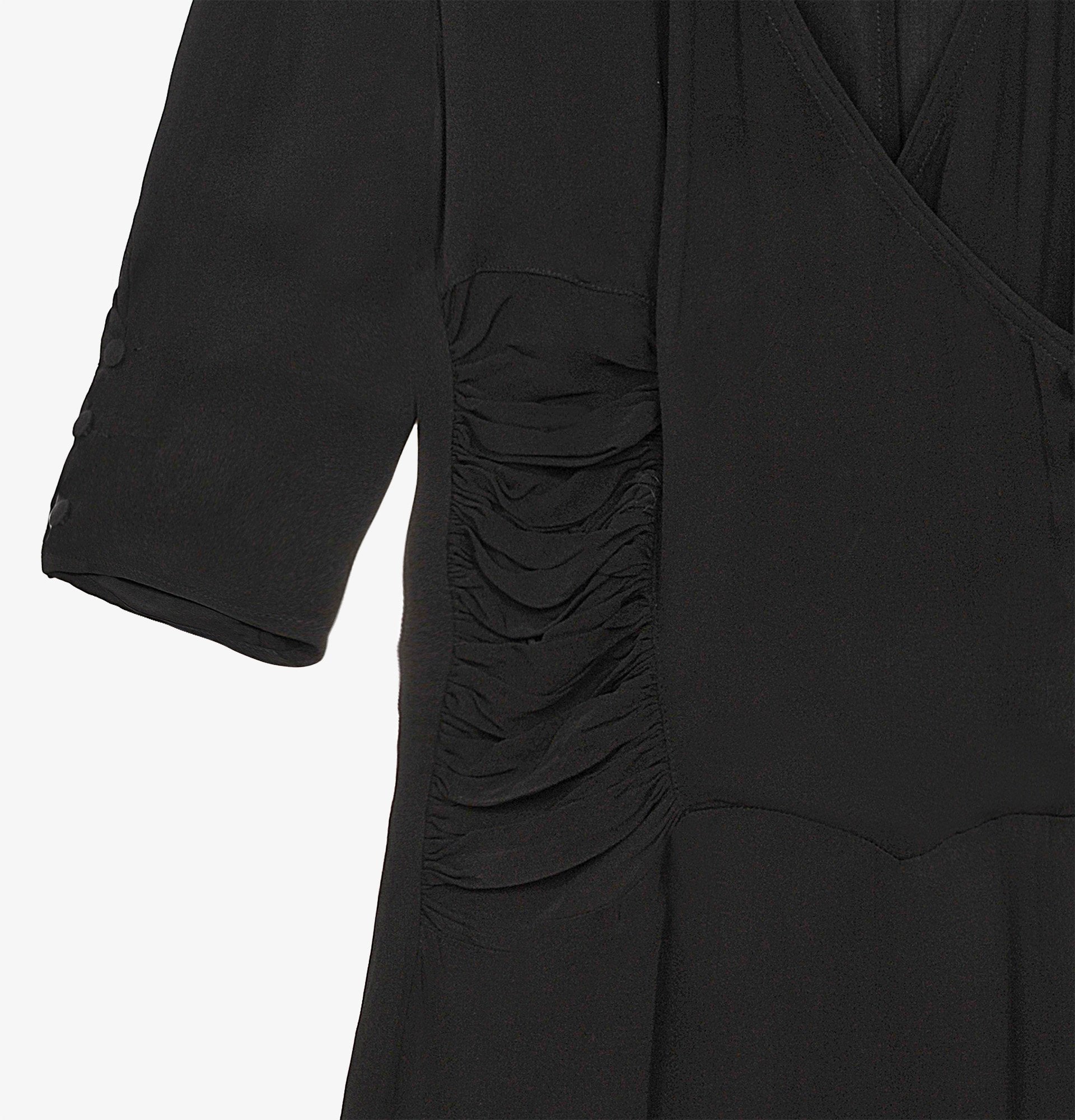 NOIR ROBE CHAINE & TRAME ESTHER