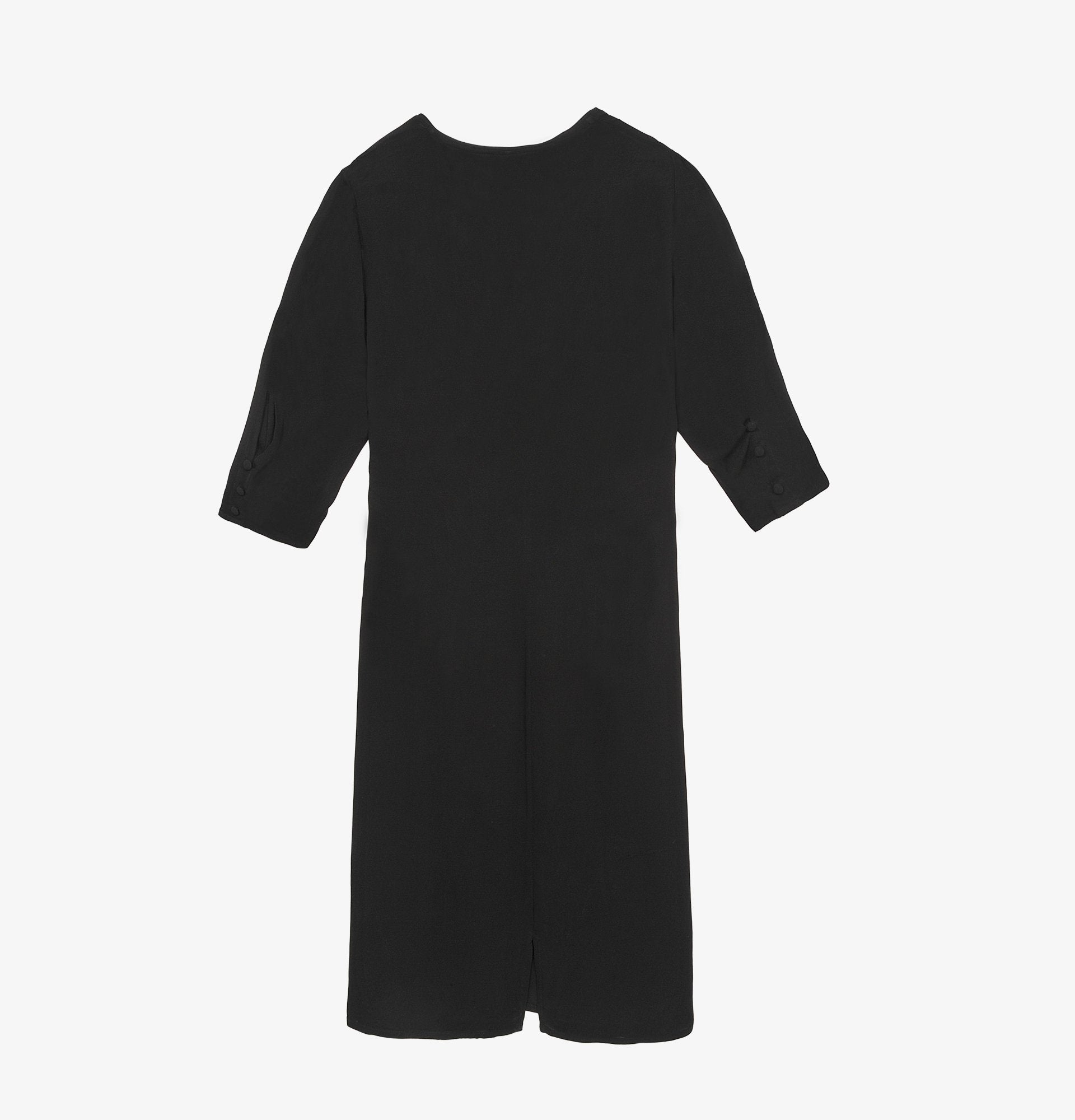 NOIR ROBE CHAINE & TRAME ESTHER