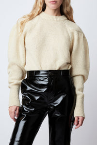 Pull Carla Light en mohair - Banana