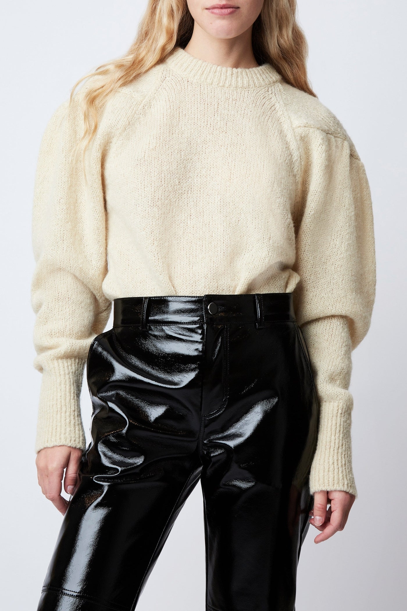 Pull Carla Light en mohair - Banana